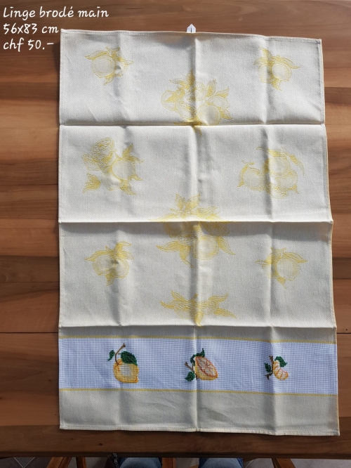 Linge brodé main